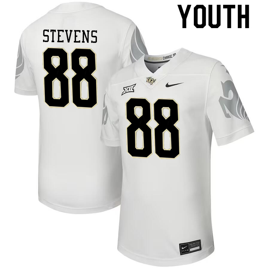 Youth #88 Grant Stevens UCF Knights Big 12 Conference College Football Jerseys Stitched-Black